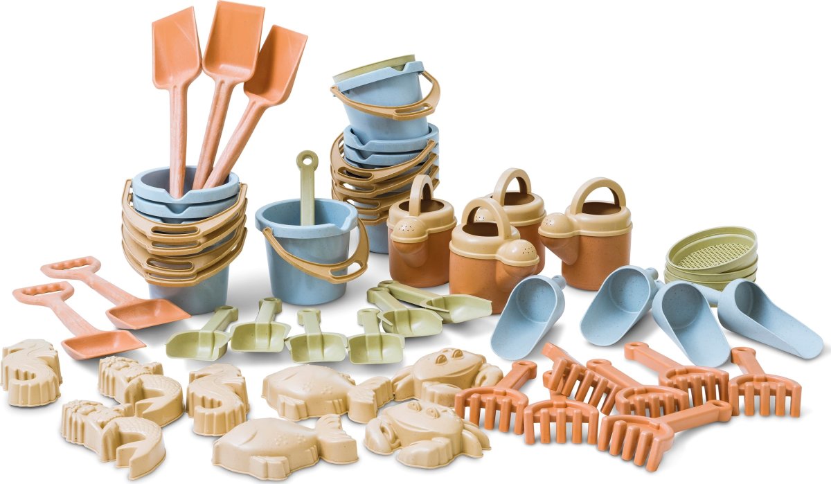 Dantoy BIO plast sand set, 50 delar