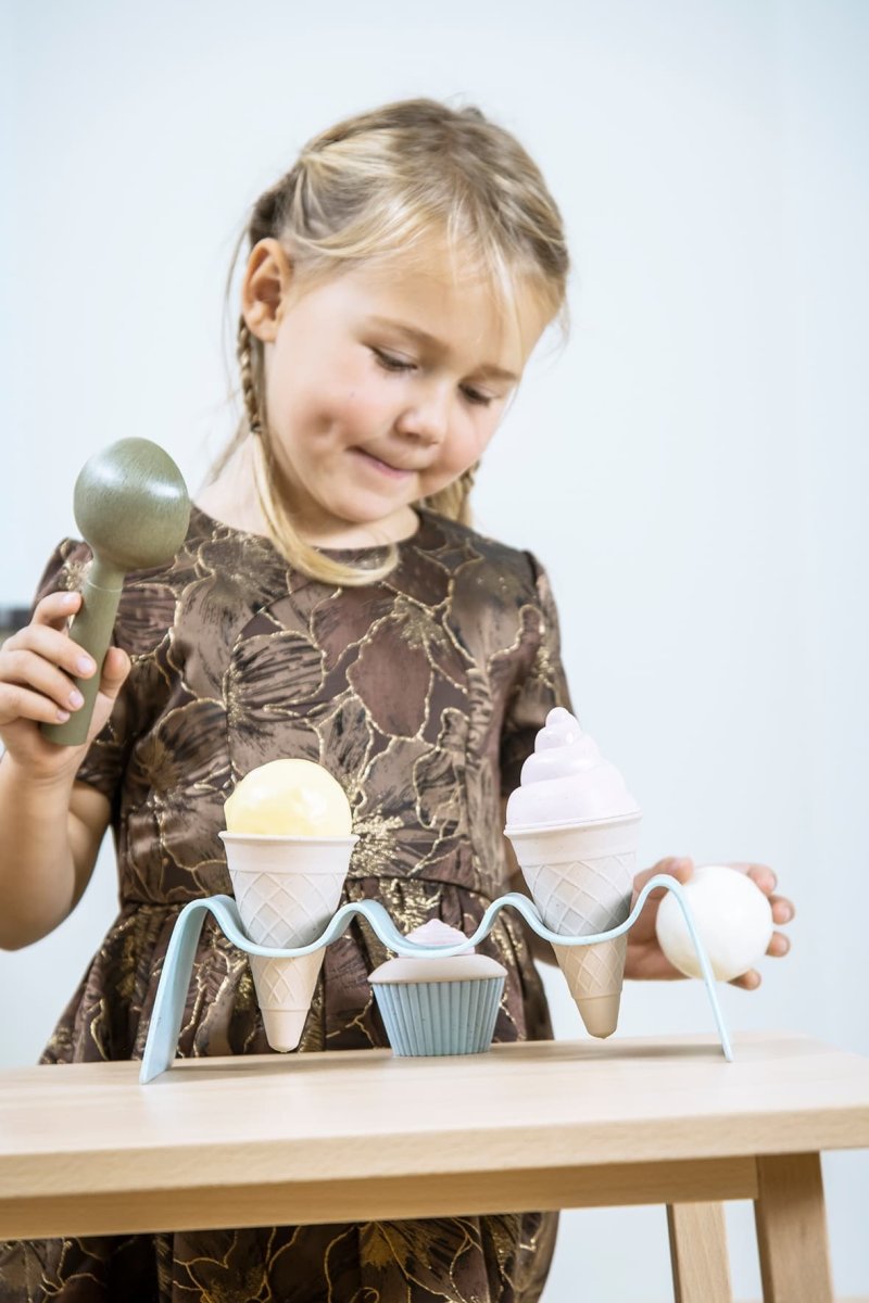 Dantoy BIO cupcake- och glasset, 54 delar