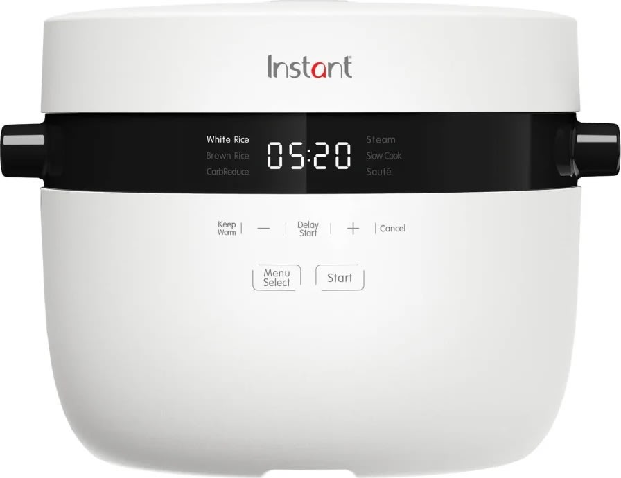Instant - riskokare & ångkokare 2,8 L, 600 W, vit