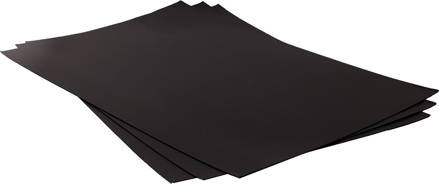 Mellanstycken | Plast | 250g | 1150x750 mm | Svart