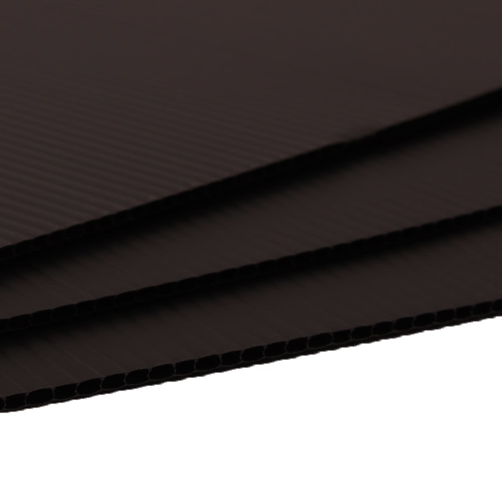 Mellanstycken | Plast | 250g | 1150x750 mm | Svart