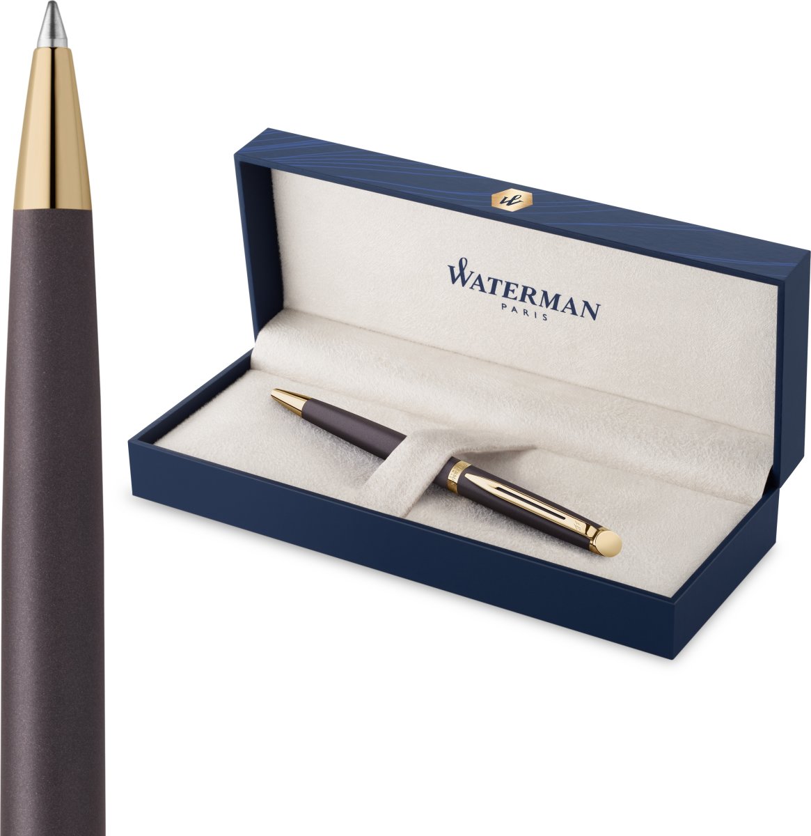 Waterman Hemisphere Lava Black Kulspetspenna | M