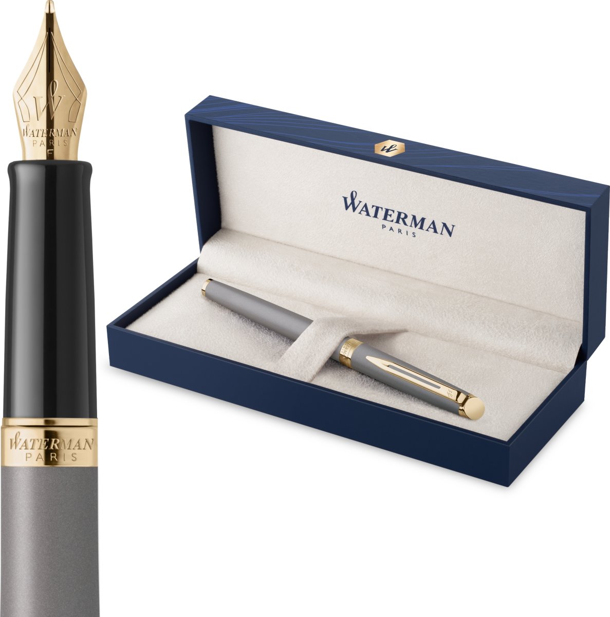 Waterman Hemisphere Stengrå reservoarpenna | M