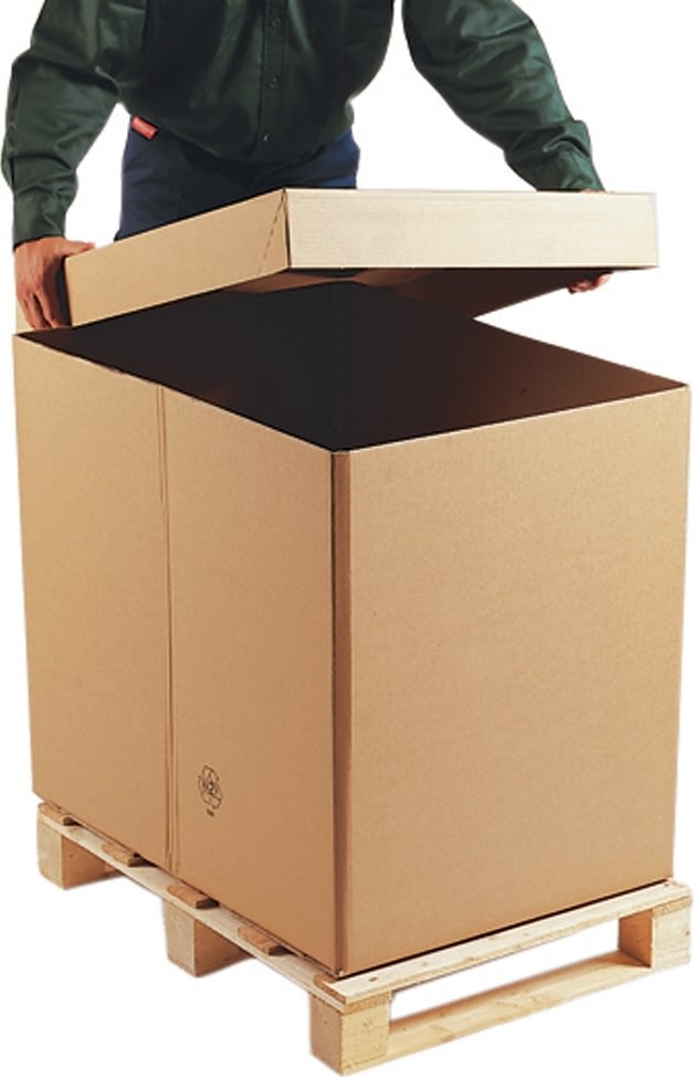 Pallcontainer | Botten med spår | 1180x780x700 mm