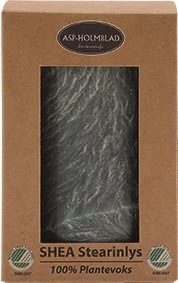 Blockljus, Shea-stearin, 6,7x10 cm, Grön
