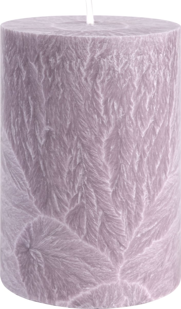 Blockljus, Shea-stearin, 6,7x10 cm, Lavendel