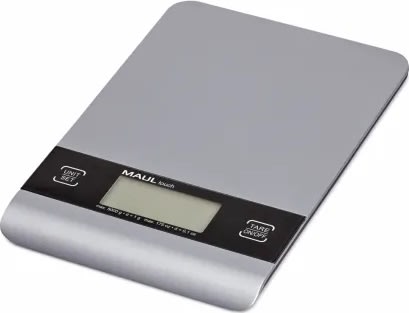 Maul 1635095 elektronisk pappersvikt, 5 kg, silver