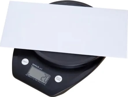 Maul 1646090 elektronisk köksvåg, 5 kg, svart