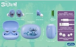 eKids Lilo & Stitch TWS hörlurar