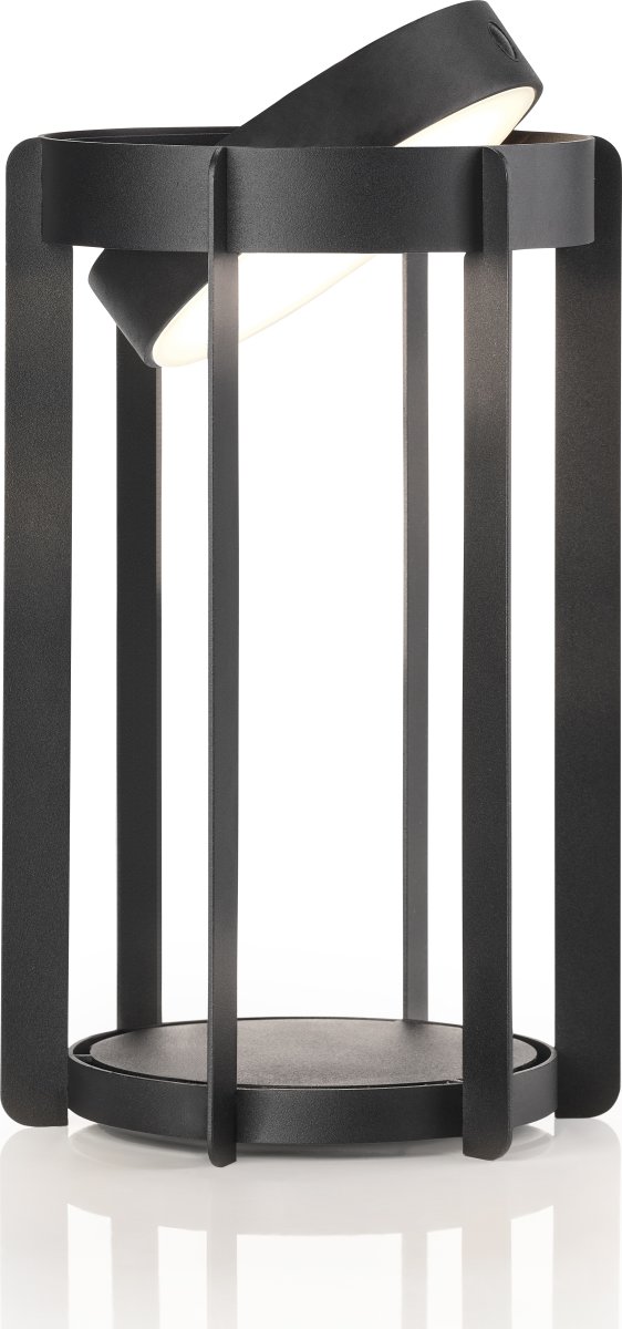Zone Firefly LED-lykta, Ø19 x H30 cm, svart