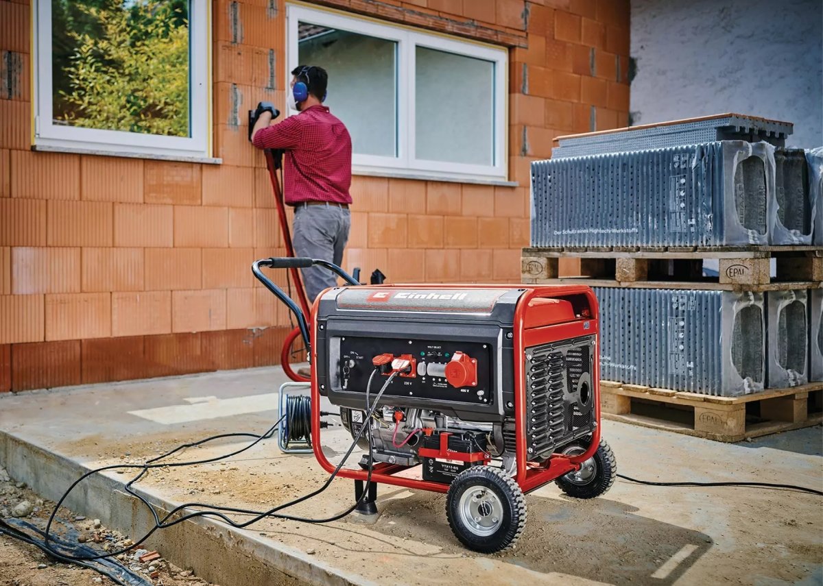 Einhell Generator med hjul 4-taktsmotor, 6500W