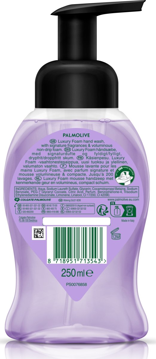 Palmolive Skumhandtvål, Lavendel, 250 ml