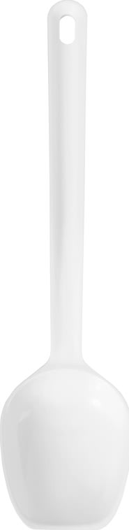 GastroMax Sked, plast, medium, 27 cm, vit