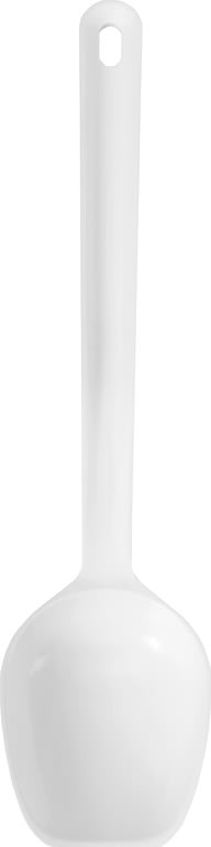 GastroMax Sked, plast, stor, 30 cm, vit