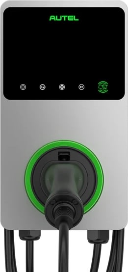 Autel MaxiCharger 22KW, 4G, 3F/32A, silvergrå
