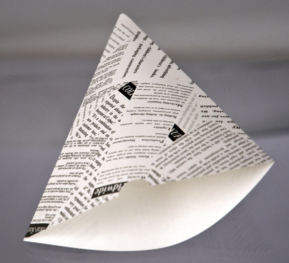 Strut, 18,2x18,2 cm, tidningspapperstryck, 1000st