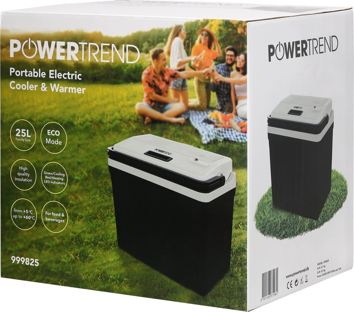 Powertrend 12V/230V kylbox 25L