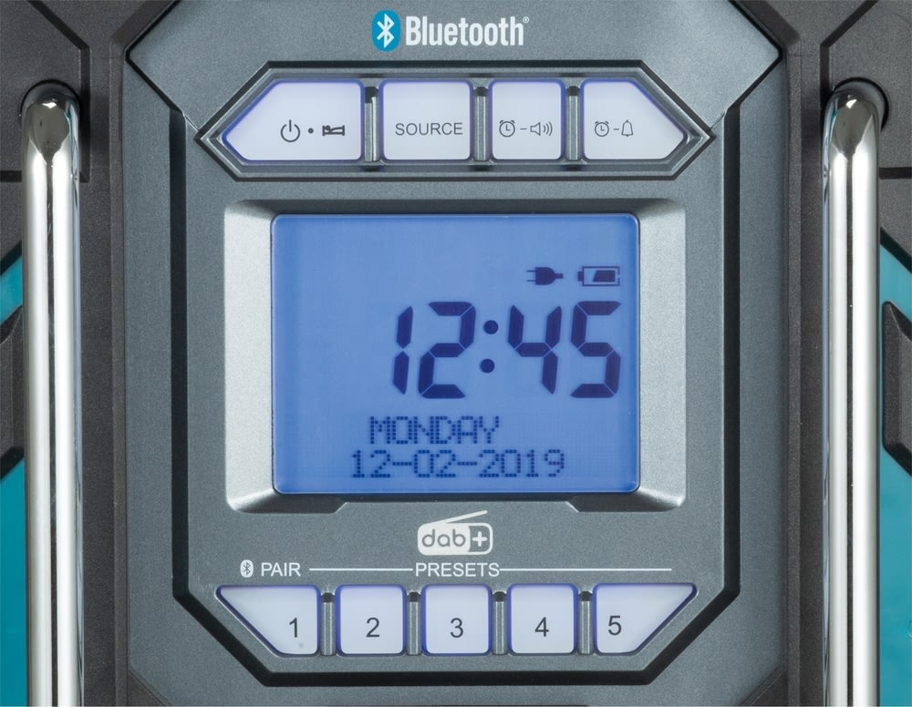 Makita Arbetsradio m/bluetooth och DAB+, 10,8-18V