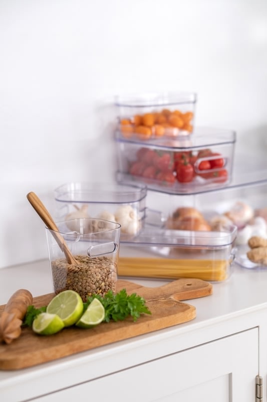 Compact Clear förvaringslåda Slim, 1,3 L
