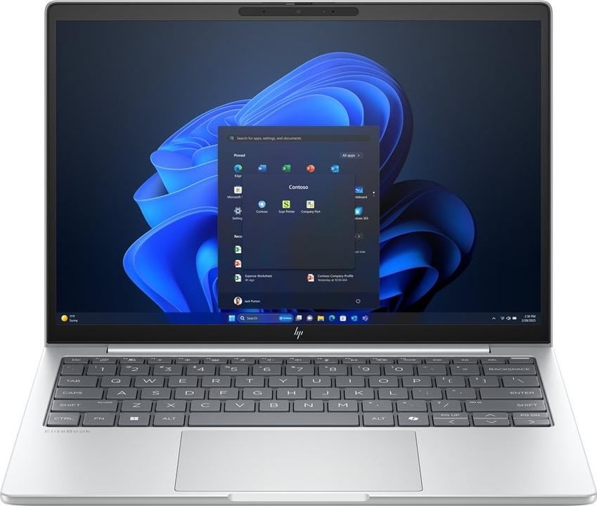 HP EliteBook 8 G1i 13,3" bärbar dator, silver