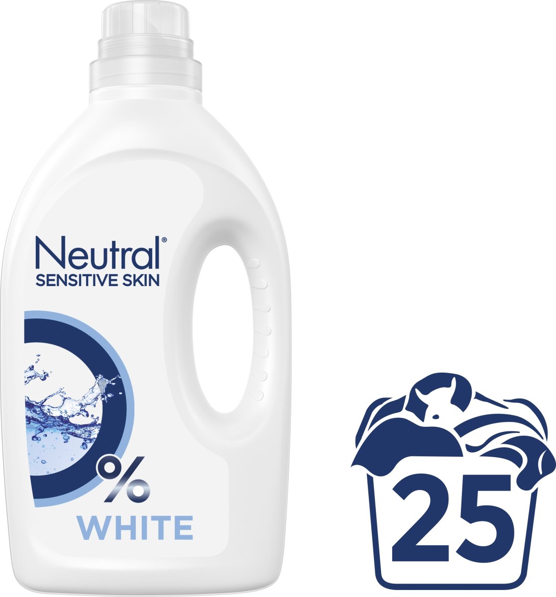 Neutralt flytande tvättmedel | White | 1 l