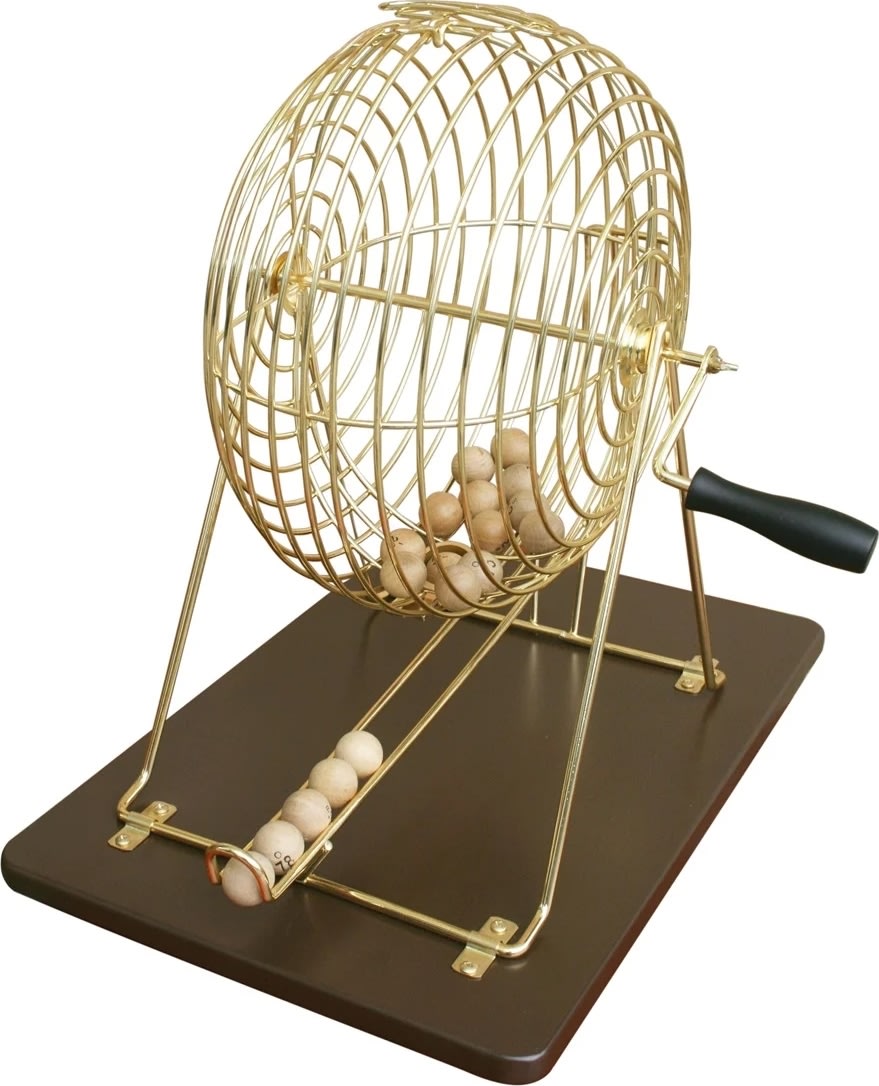 Bingo Trumma ø30 cm inkl. 90 nummer