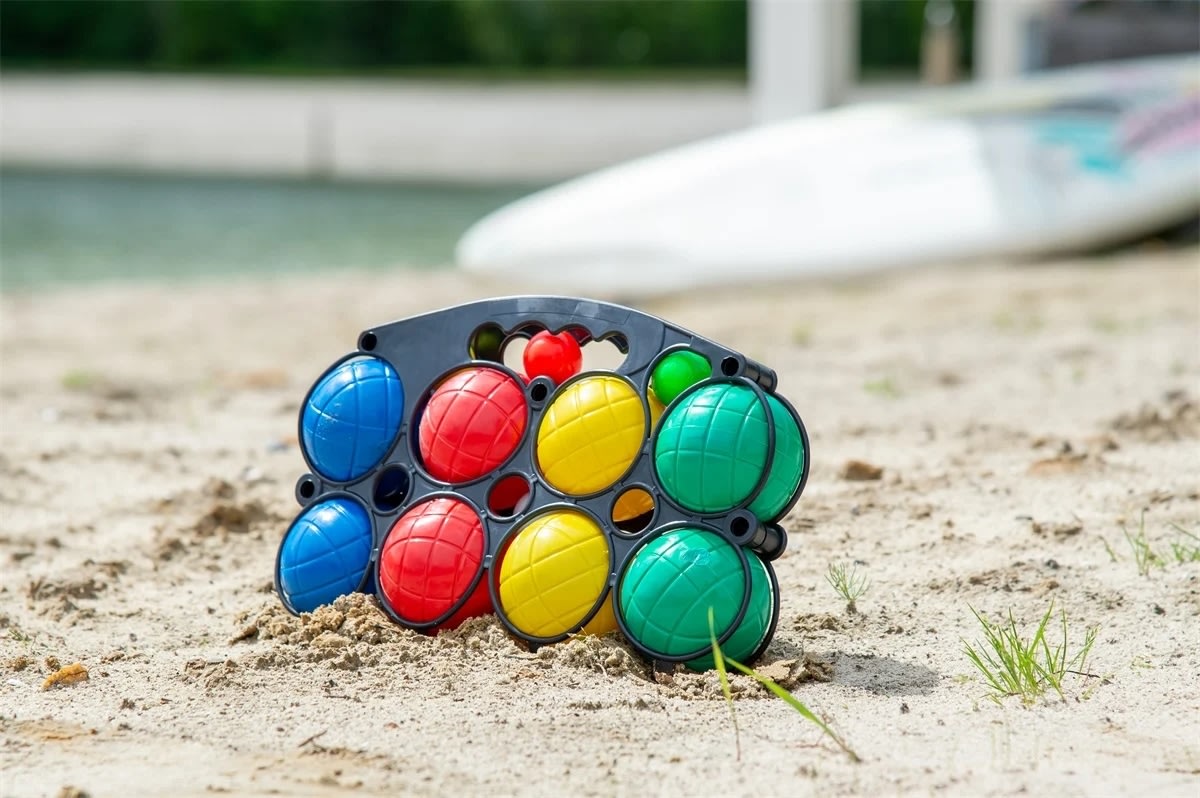 Pétanque i plast med 8 klot