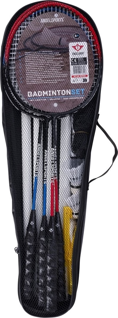 Badmintonset inkl. racketar, bollar och nät