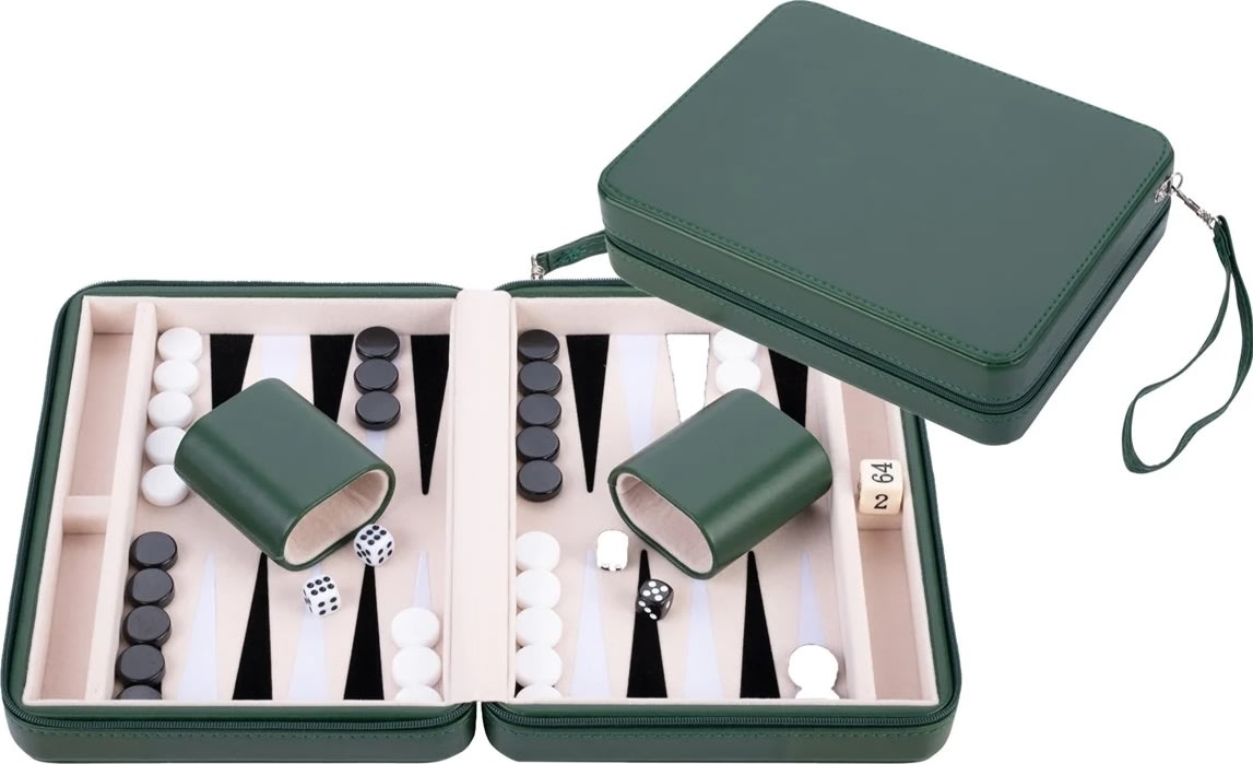 Brädspel Backgammon Reseset 23x18 cm