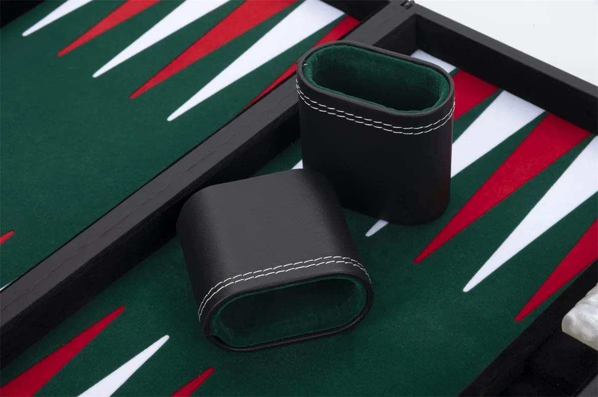 Brädspel Backgammon Set 38x23 cm, Hopfällbart