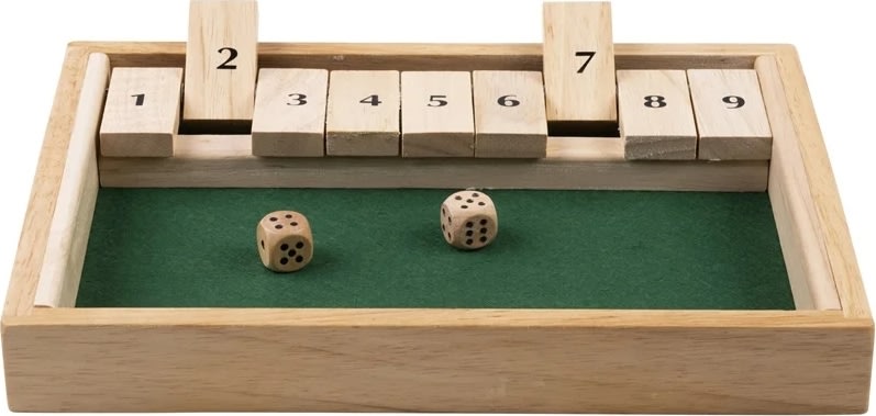 Shut the box 1 spelare inkl. 2 tärningar
