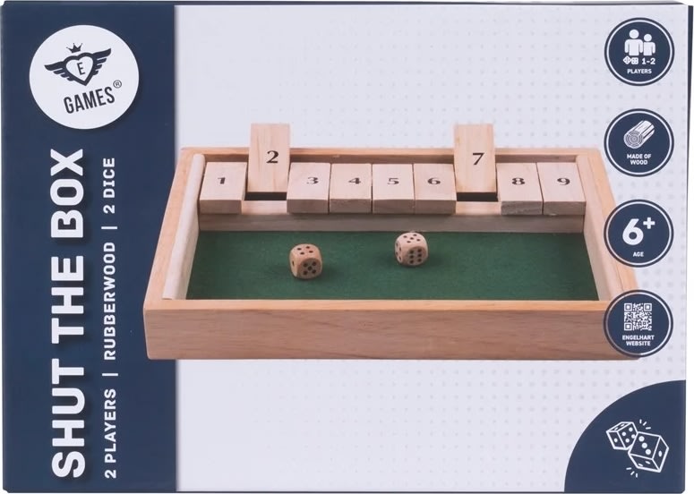 Shut the box 1 spelare inkl. 2 tärningar
