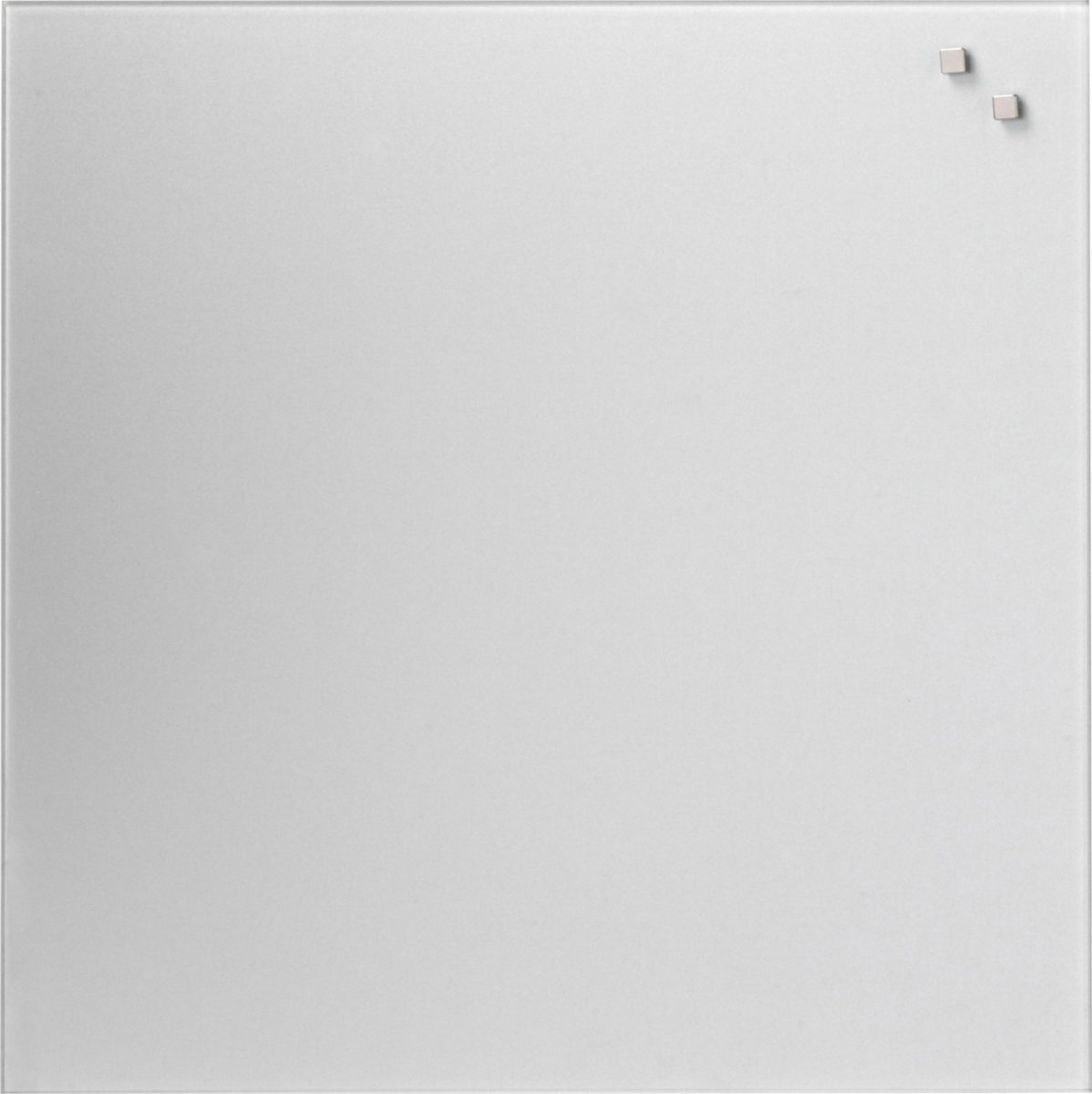 Magnetisk glastavla Naga 45x45 cm silver
