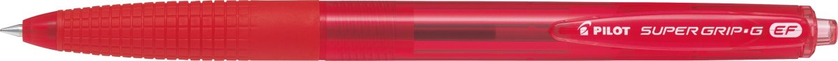 Pilot Super Grip G Kulspetspenna | EF | Röd