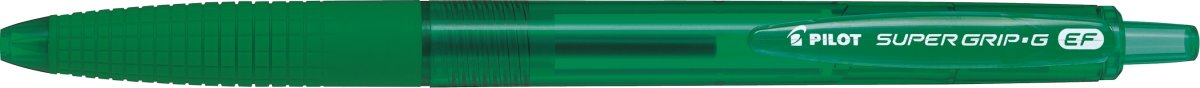 Pilot Super Grip G Kulspetspenna | EF | Grön