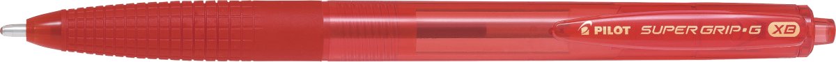 Pilot Super Grip G kulspetspenna | XB | Röd