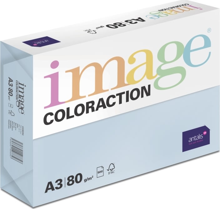 Image Coloraction A3 80 g | 500 ark | Oceanblå