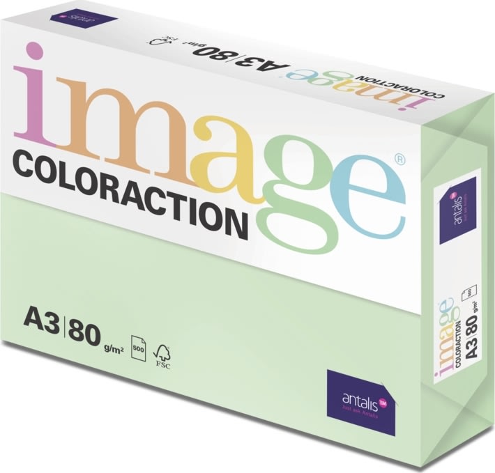 Image Coloraction A3 80 g | 500 ark | Ängsgrön