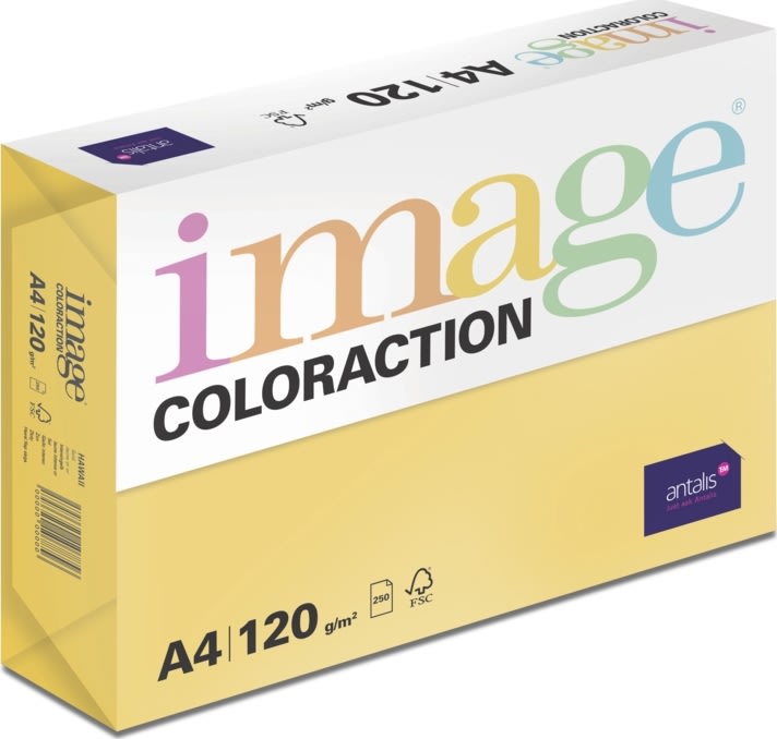 Image Coloraction A4 120 g | 250 ark | Solgul