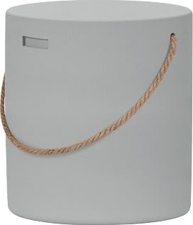 Steen Pall, Ø37xH40cm, gråmålad