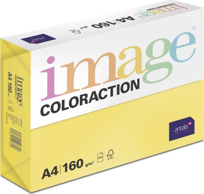 Image Coloraction A4 160 g | 250 ark | Rapsgul