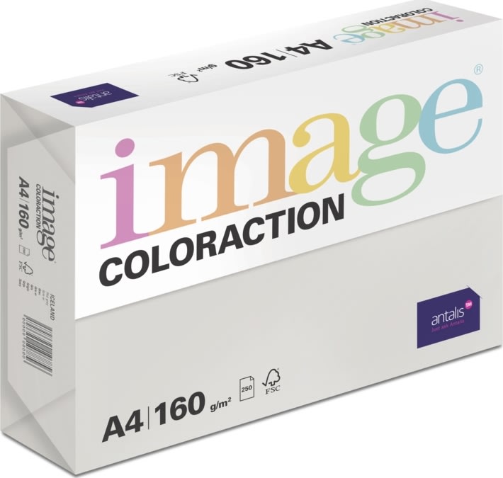 Image Coloraction A4 160 g | 250 ark | Ljusgrå