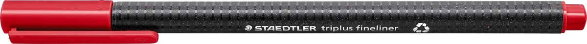 Staedtler Triplus Fineliner 334, fiberpenna, röd