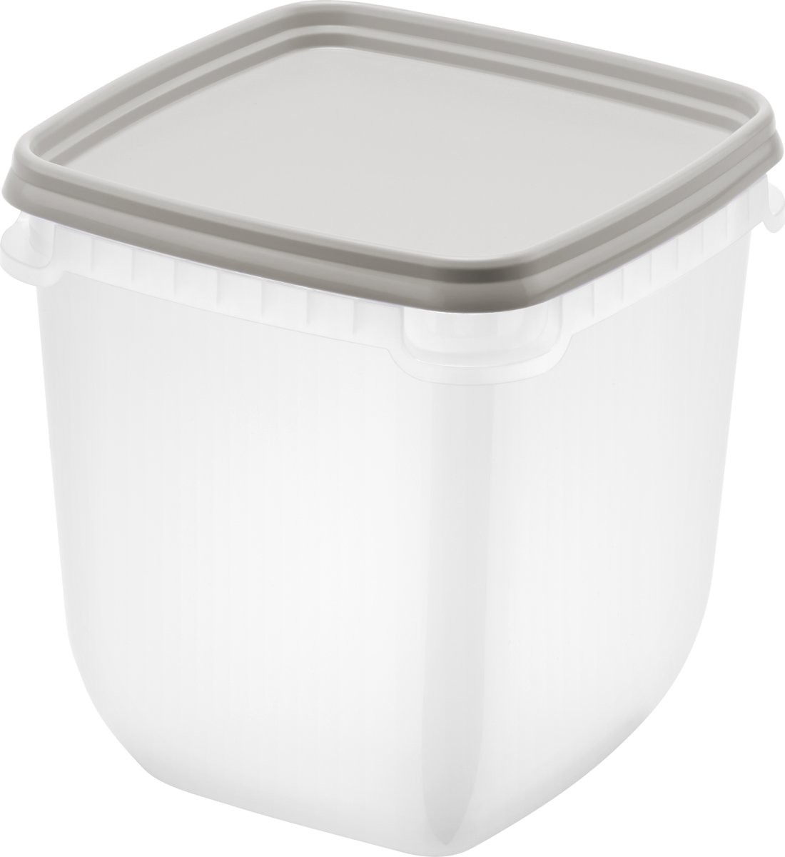 Frysförvaringslåda, gråbrun, 1L, 3 st.