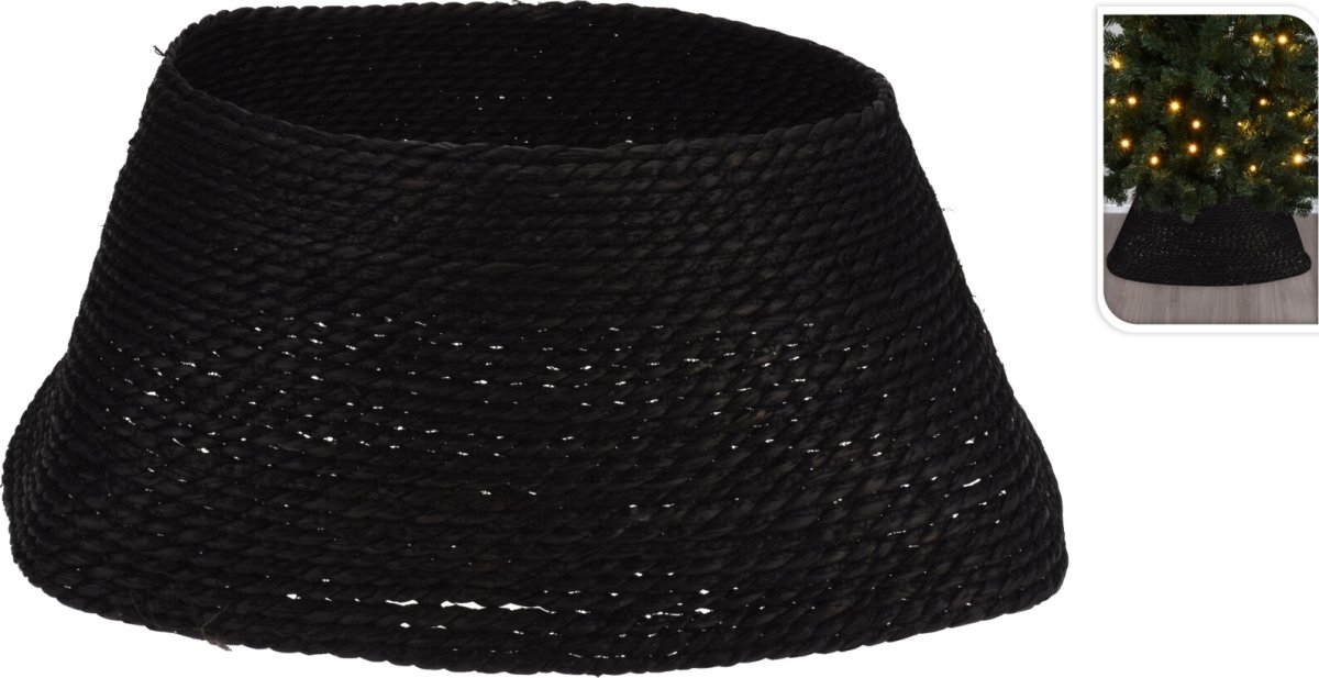 Julgransfotsskydd, ø 45cm - 57cm, svart
