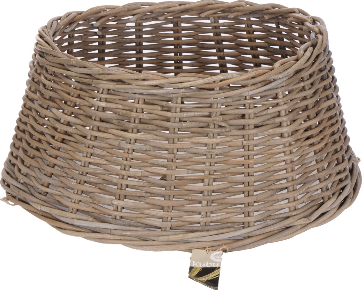 Julgransfotsskydd, kubu rotting, Ø59cm, natur