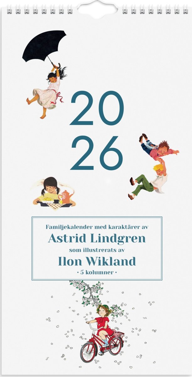 Burde 2026 Familjekalender, Ilon Wikland