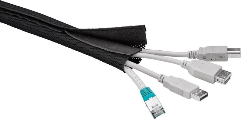 Kabelkanal MicroConnect 1,8 meter, Svart