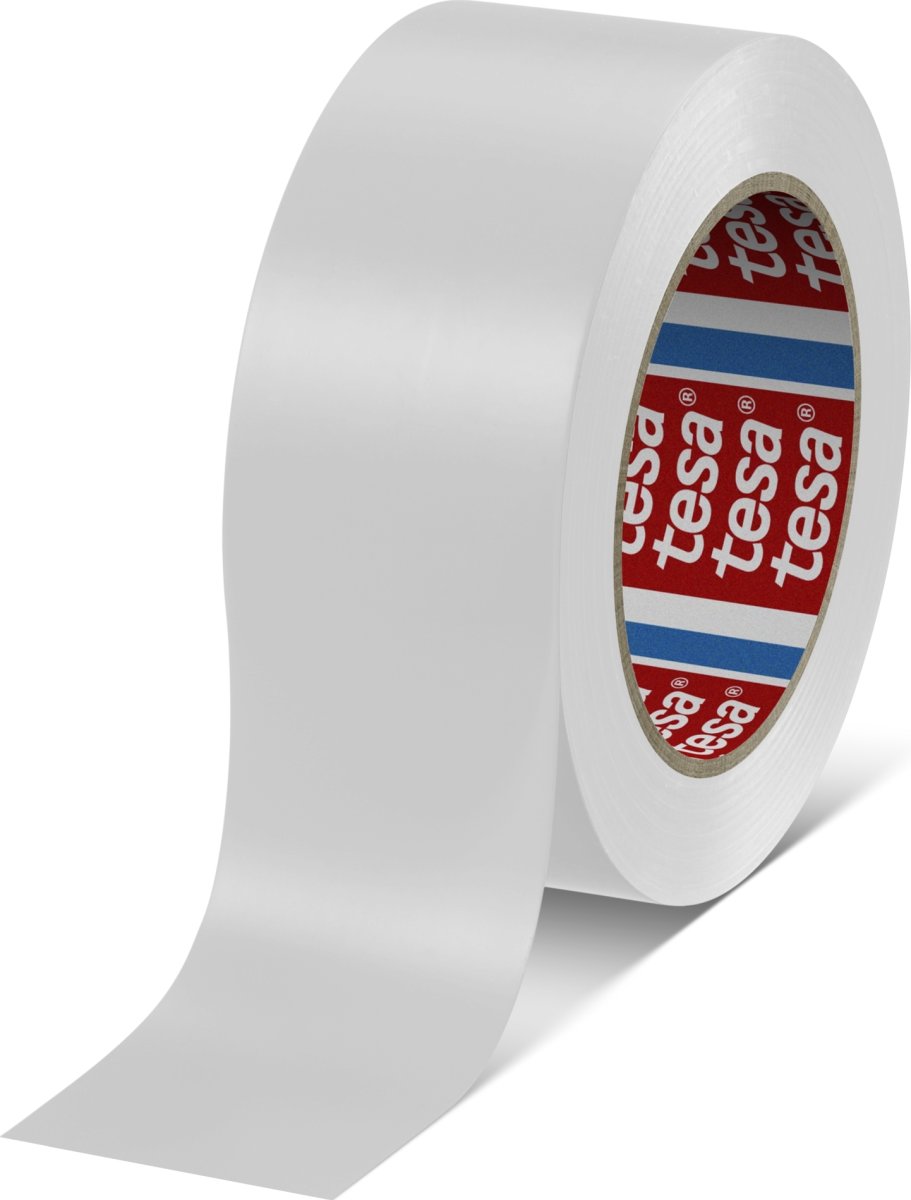 tesa golvmarkeringstejp, 50 mm x 33 m, vit