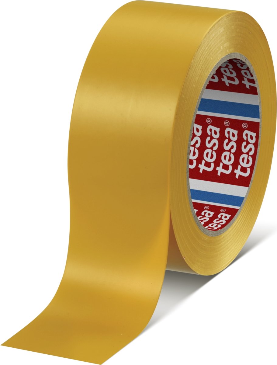 tesa golvmarkeringstejp, 50 mm x 33 m, gul